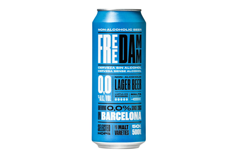 Free Damm Vol 0.0% non alcoholic beer 6x0.5L