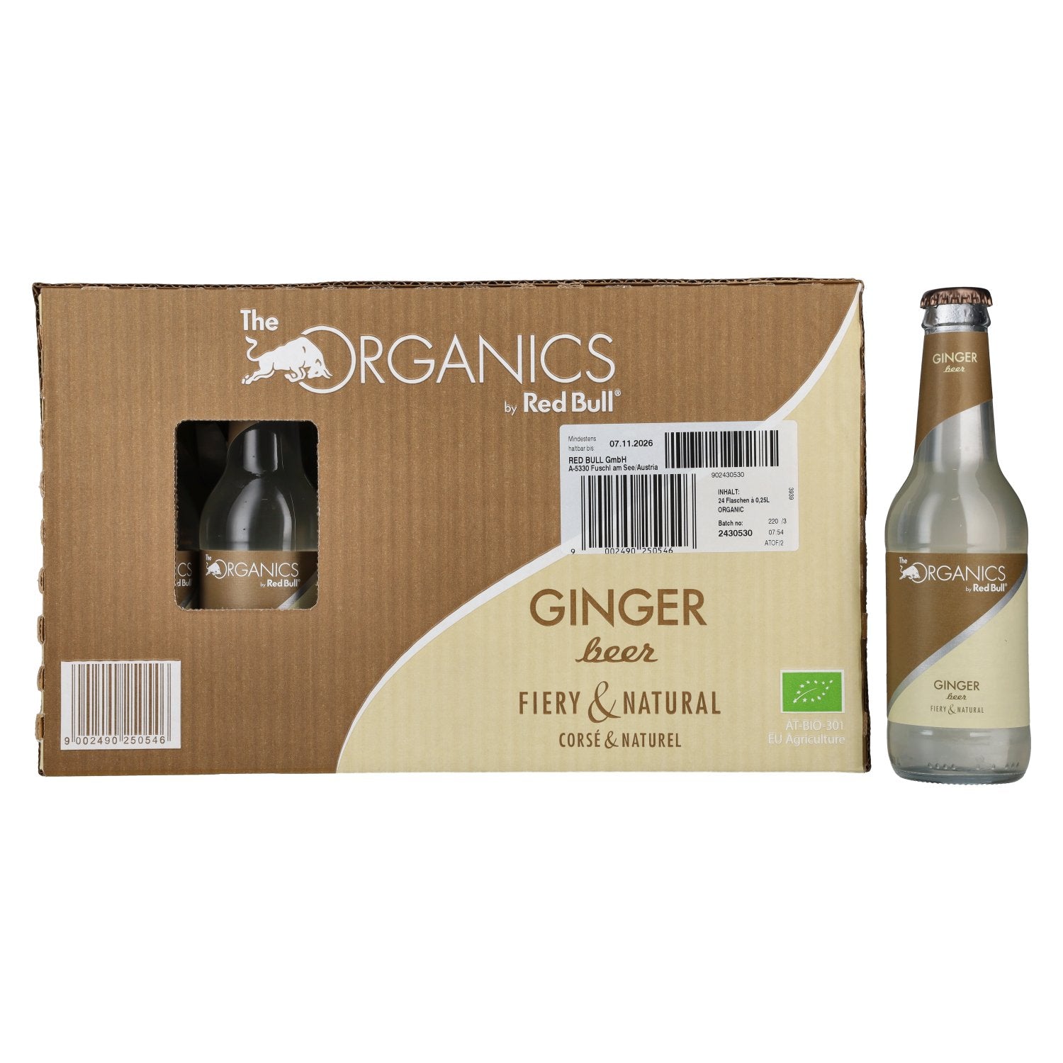 Red Bull Organics by Red Bull GINGER Beer 24x0,25l