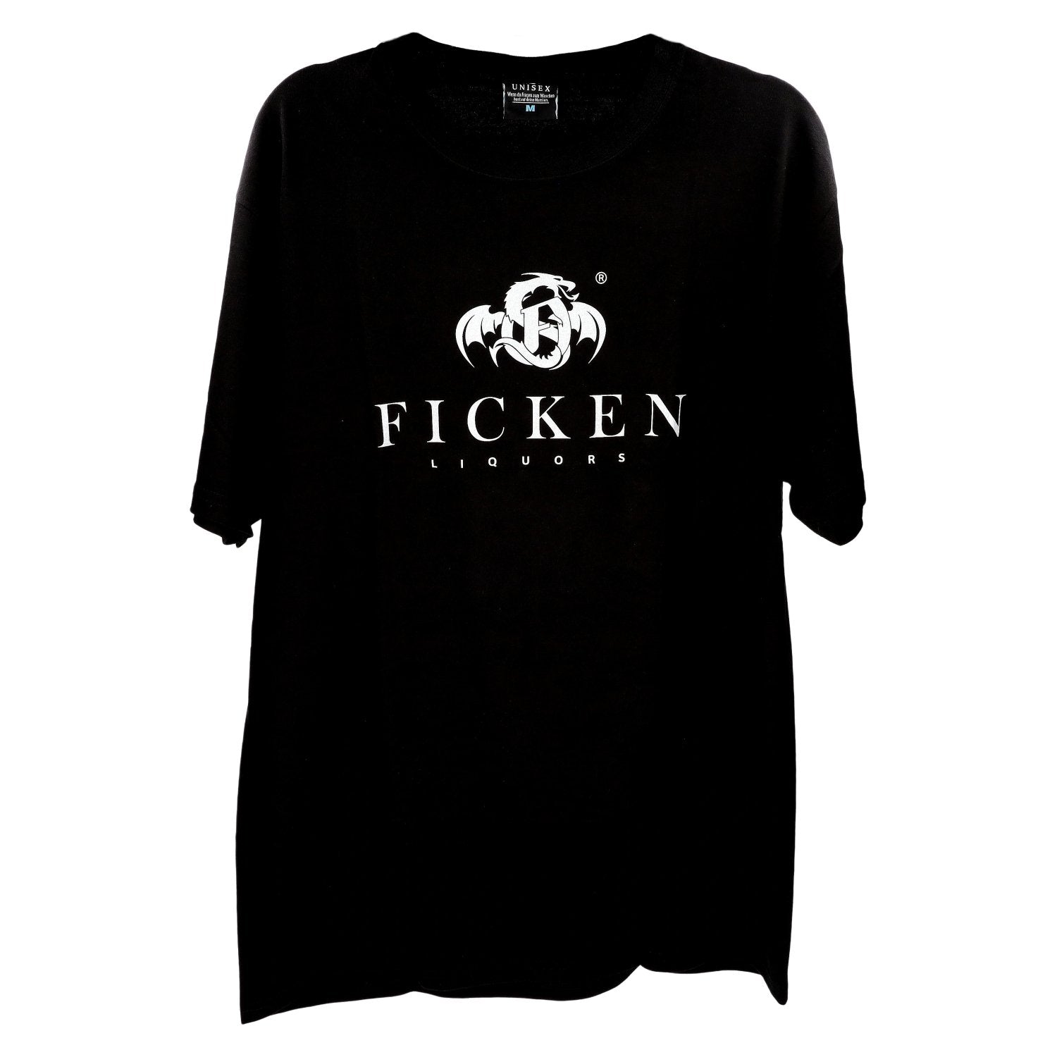 Ficken Liquors T-Shirt Herren Groesse M schwarz