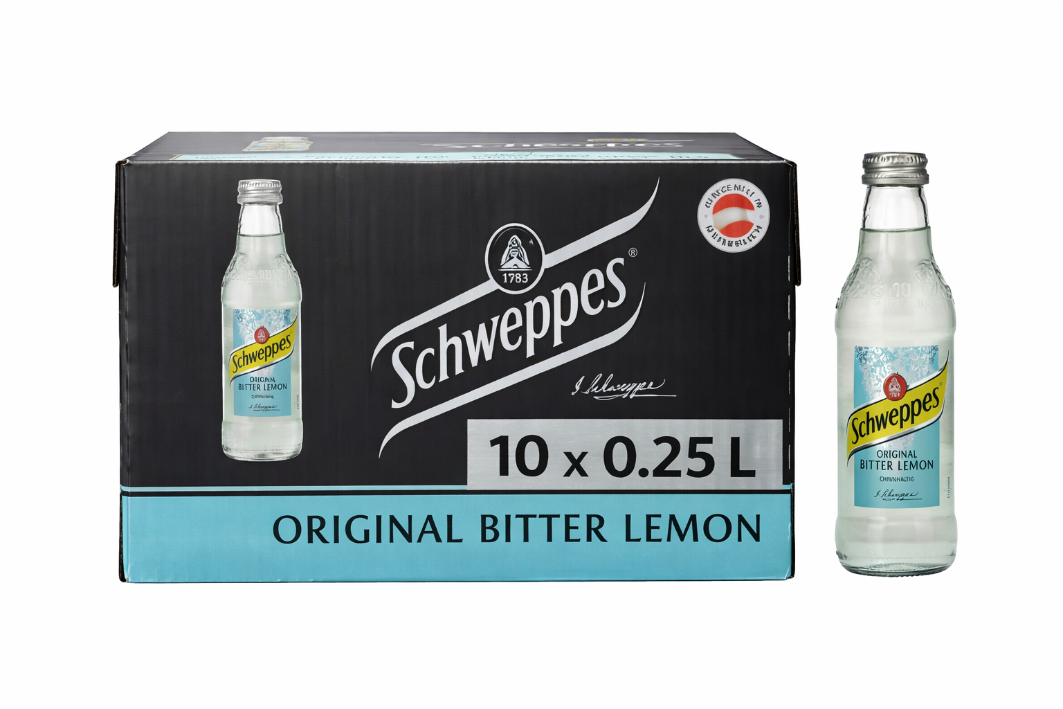 Schweppes Original Bitter Lemon 0,2L pack of 10 bottles
