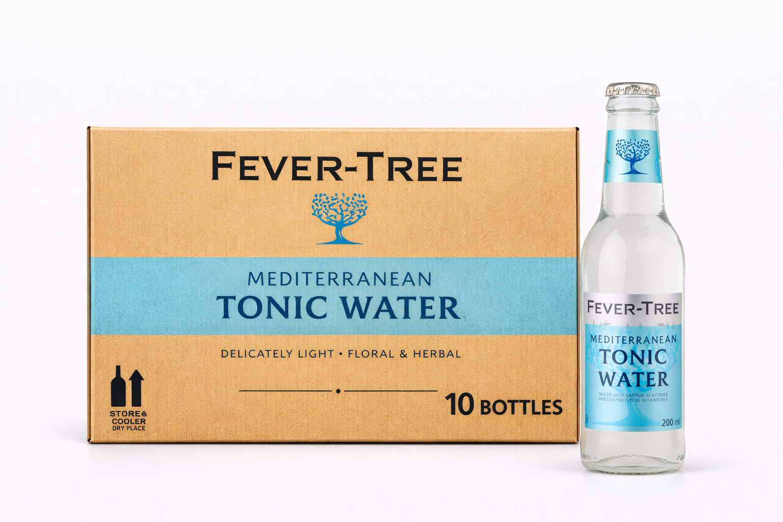Fever-Tree Mediterranean Tonic Water 24x0,2l pack of 10 bottles