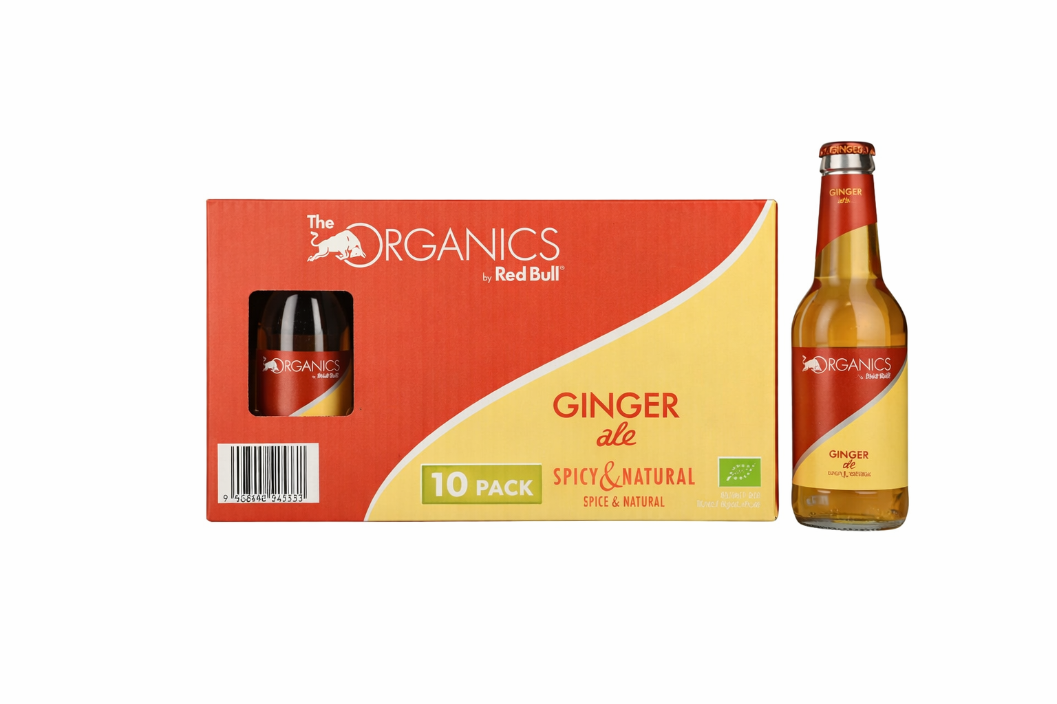 ORGANICS Ginger Ale by Red Bull 0.25L pack of 10 bottles