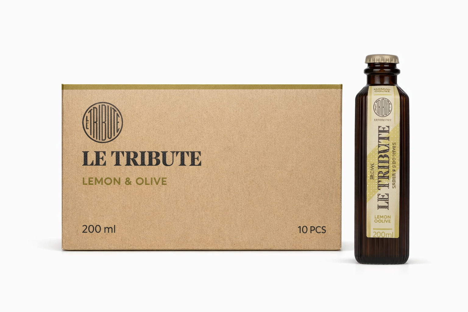 Le Tribute Olive Lemonade 0,2l pack of 10 bottles