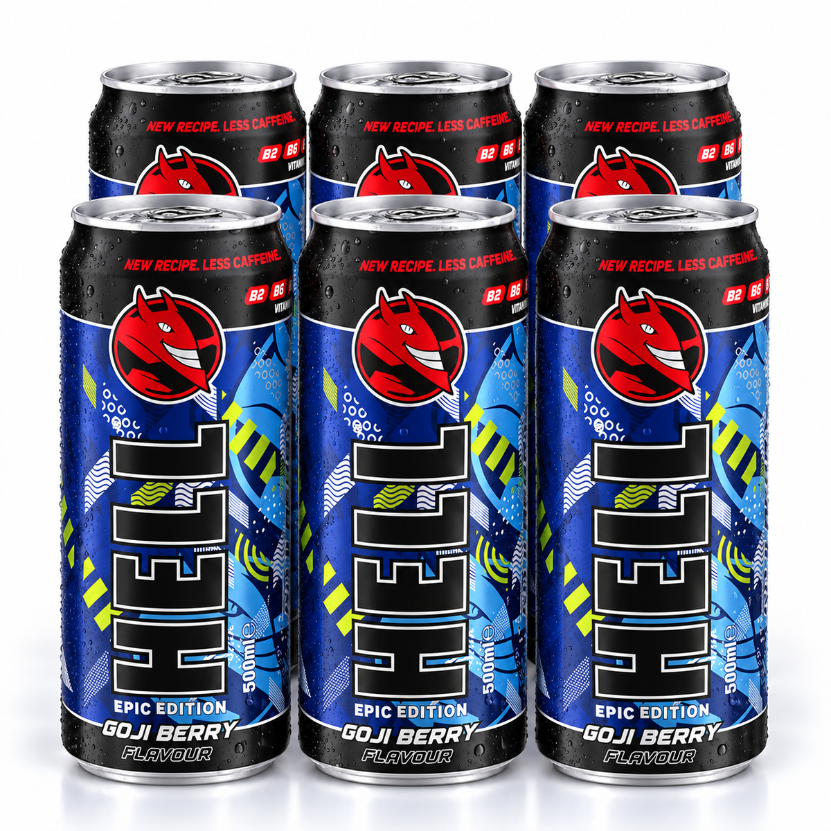 HELL Goji Berry energy drink 0.5L (pack of 6)
