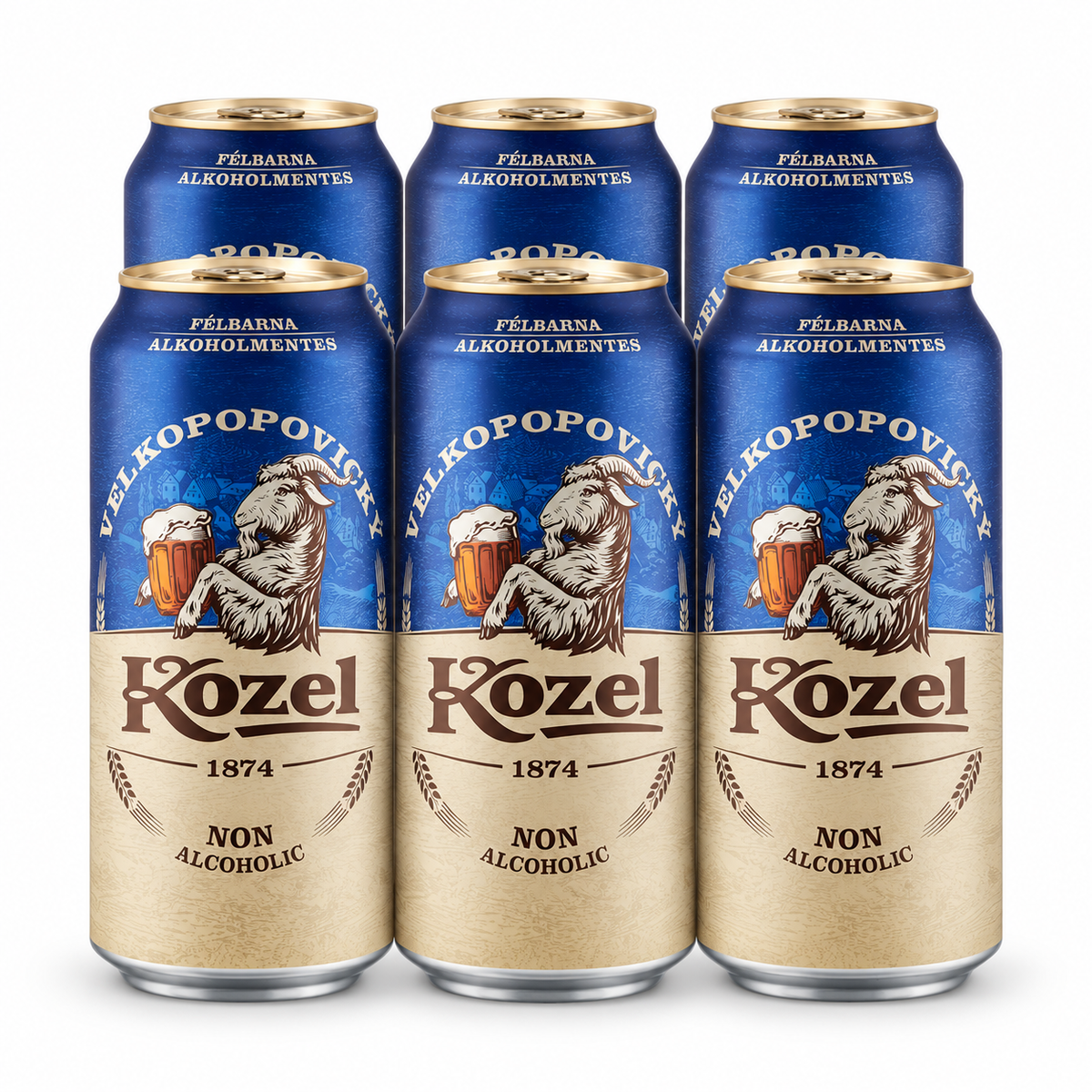 Kozel 0.0% Non alcoholic beer 0.5L (pack 6 pcs)