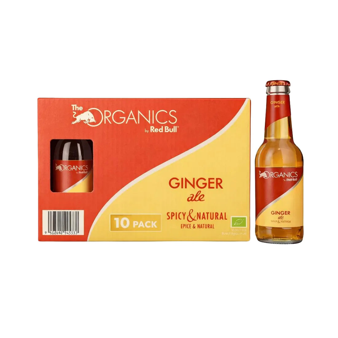 ORGANICS Ginger Ale by Red Bull 0.25L pack of 10 bottles