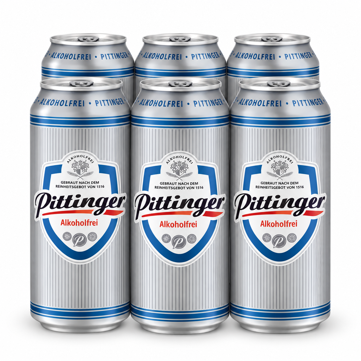 Pittinger Alcohol Free beer 0.0% 0.5l pack 6 pcs