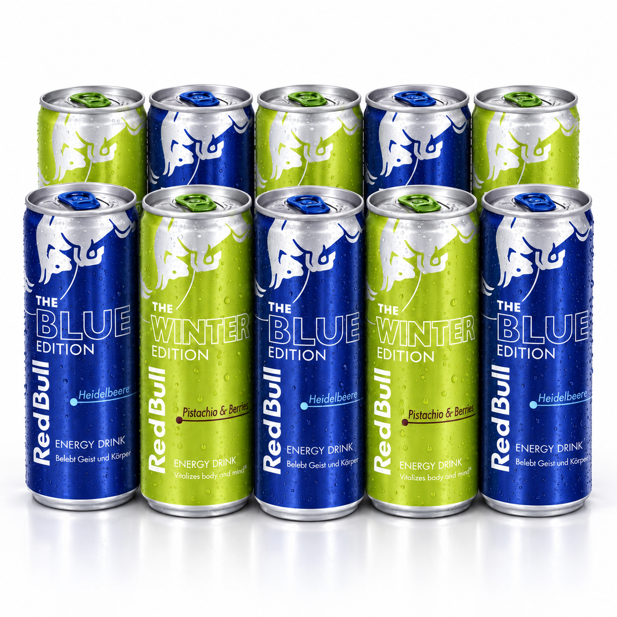 Red Bull Pistachio & Blueberry Set 0.25l (pack of 10)