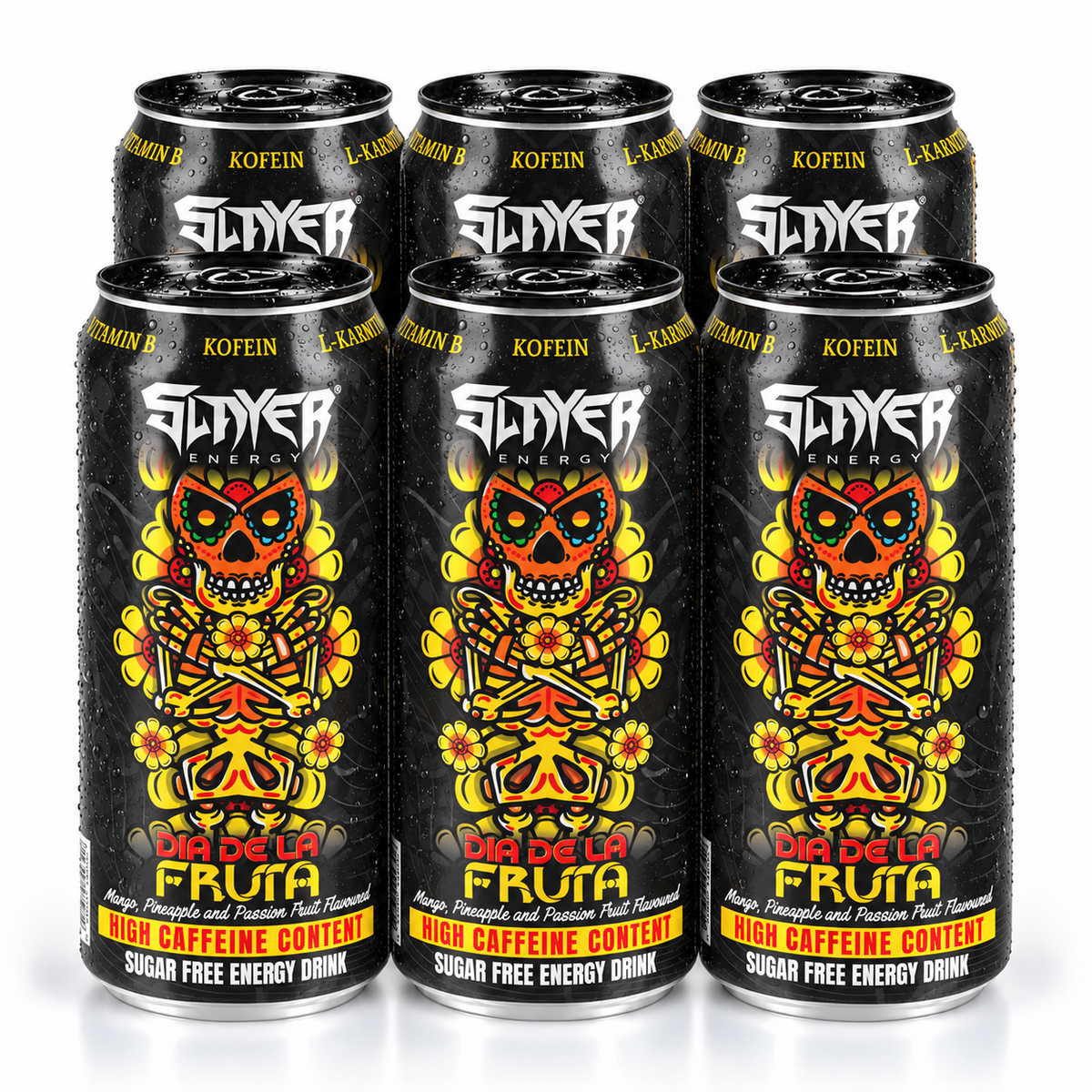 Slayer Dia De La Fruta Energy Drink 0.5L (pack of 6)