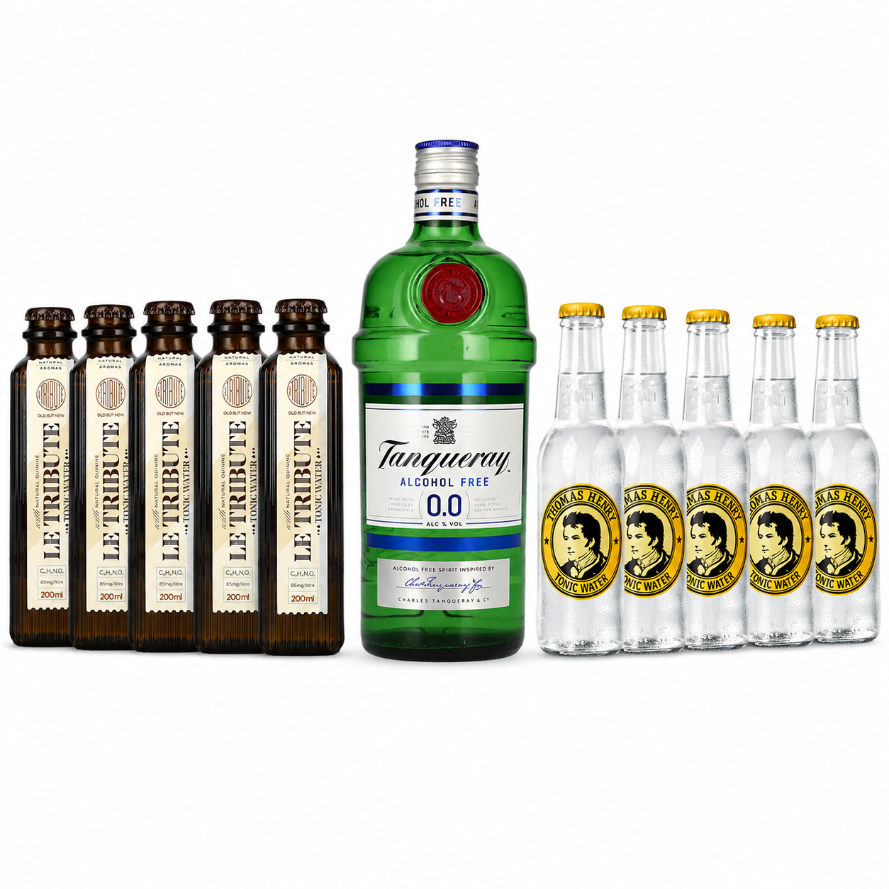 Tanqueray alcohol free 0.0% 0,7l Premium Tonic Duo Set