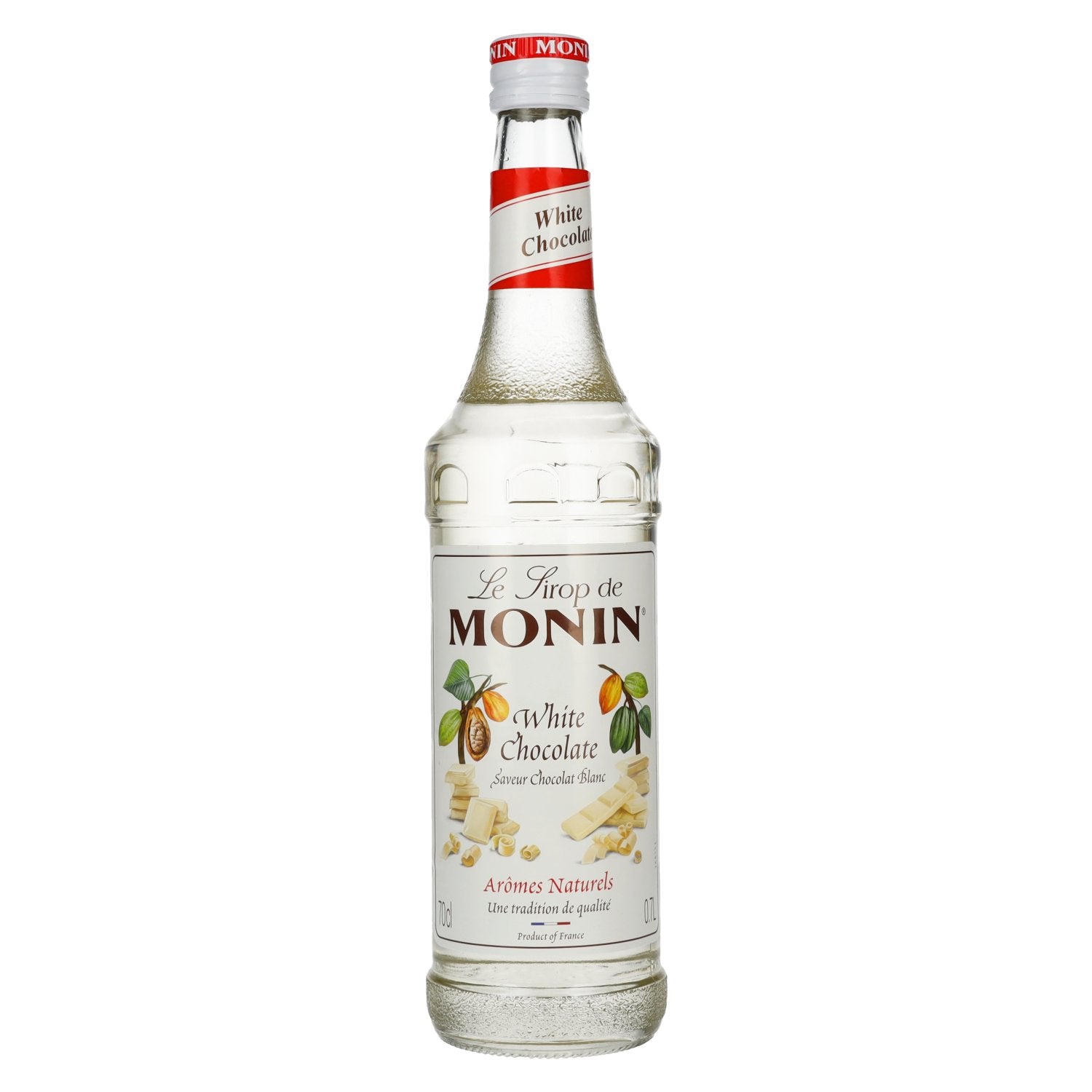 Le Sirop de Monin WEISSE SCHOKOLADE 0,7l [box, 6 pcs]