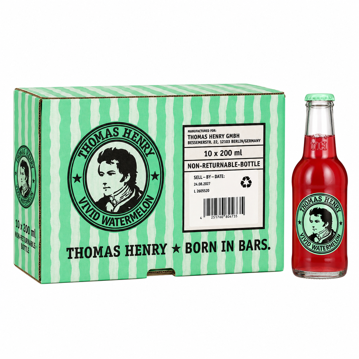 Thomas Henry Vivid Watermelon Tonic Water 10x0,2l