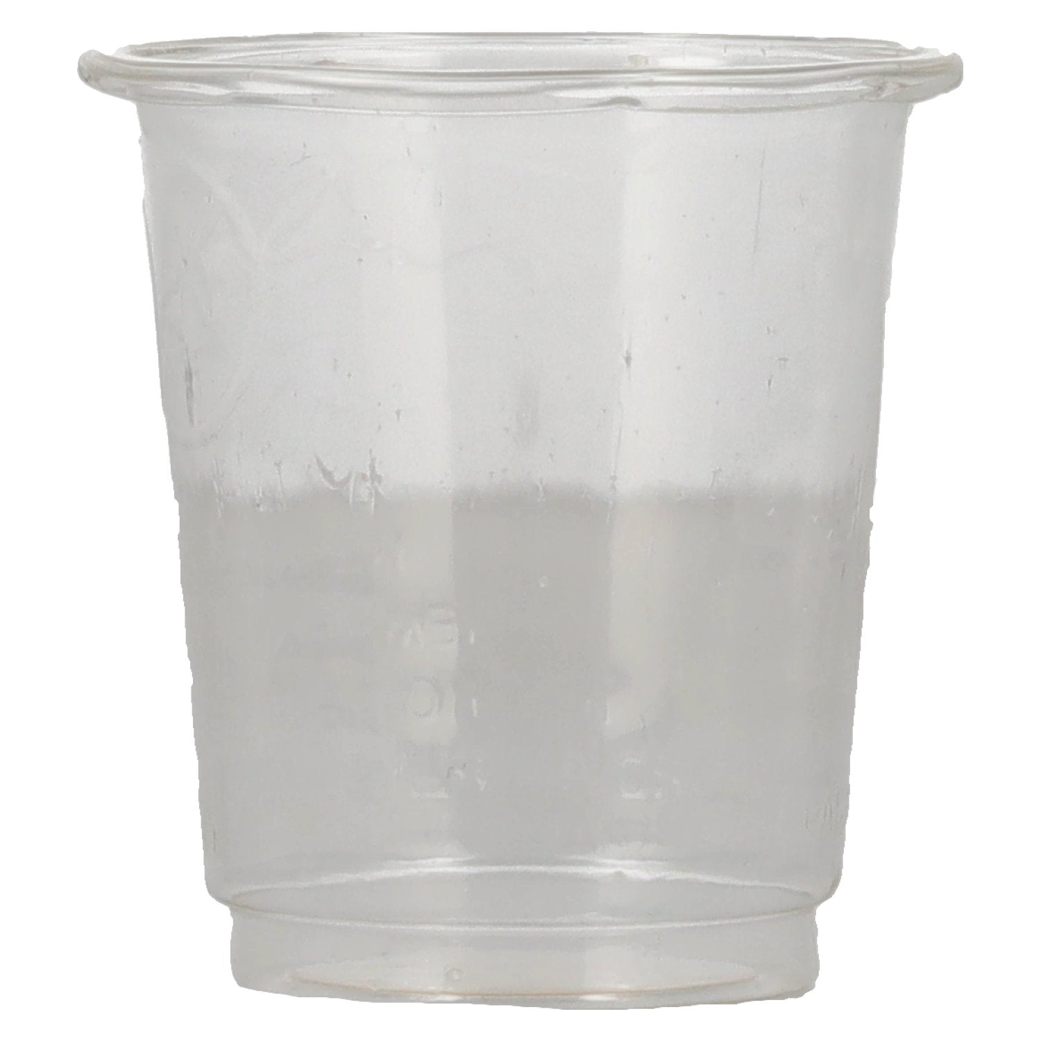 Becher PLA Stamperl pure GLASKLAR 4 cl 40 Stueck