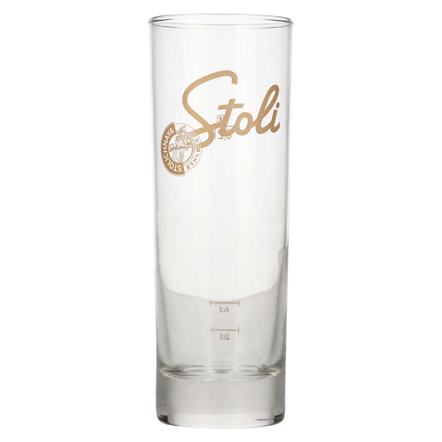 Stolichnaya Stoli Longdrinkglas with calibration [box, 6 pcs]