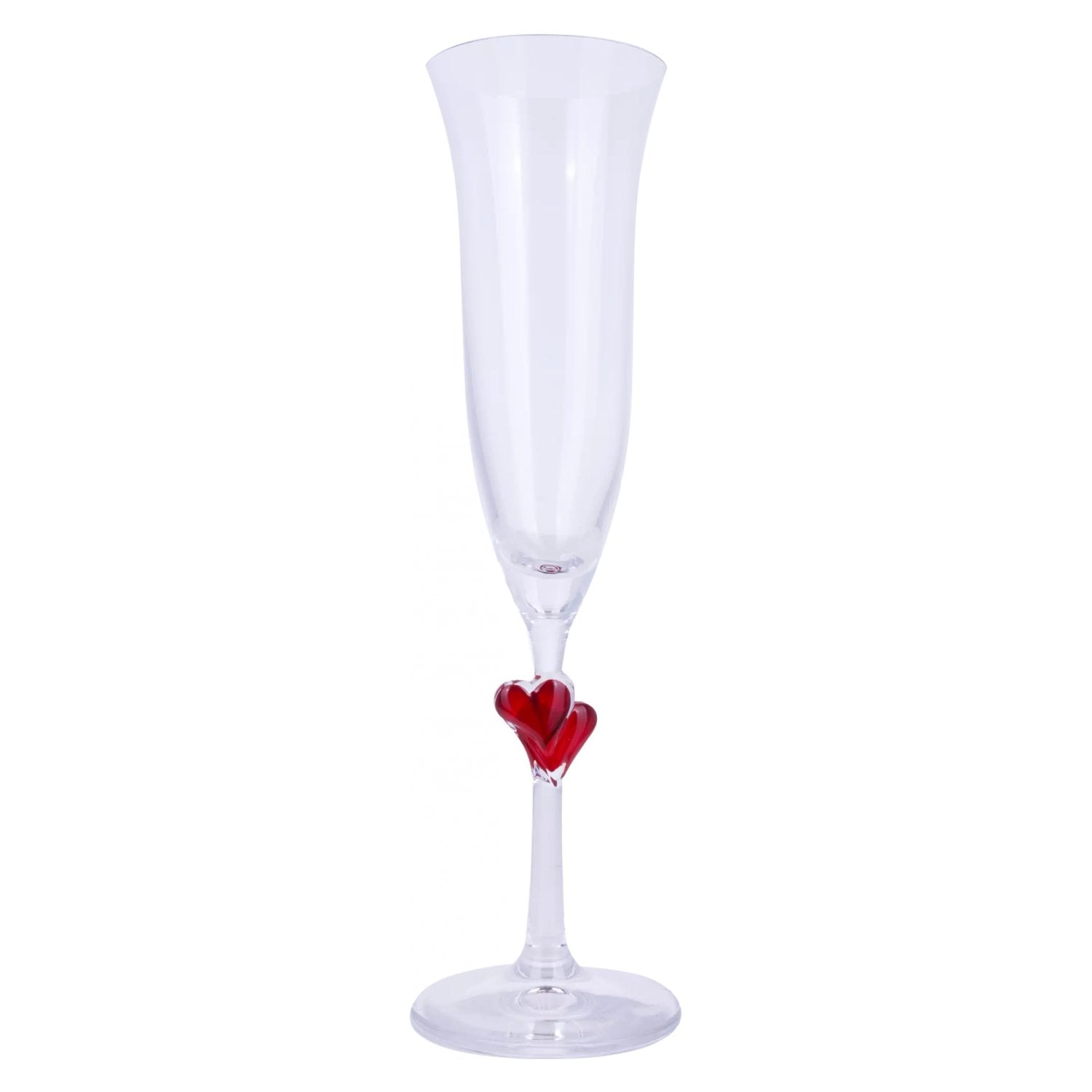 Stoelzle Lausitz L'Amour Rote Herzen Champagnerkelch 17,5 cl [box, 6 pcs]