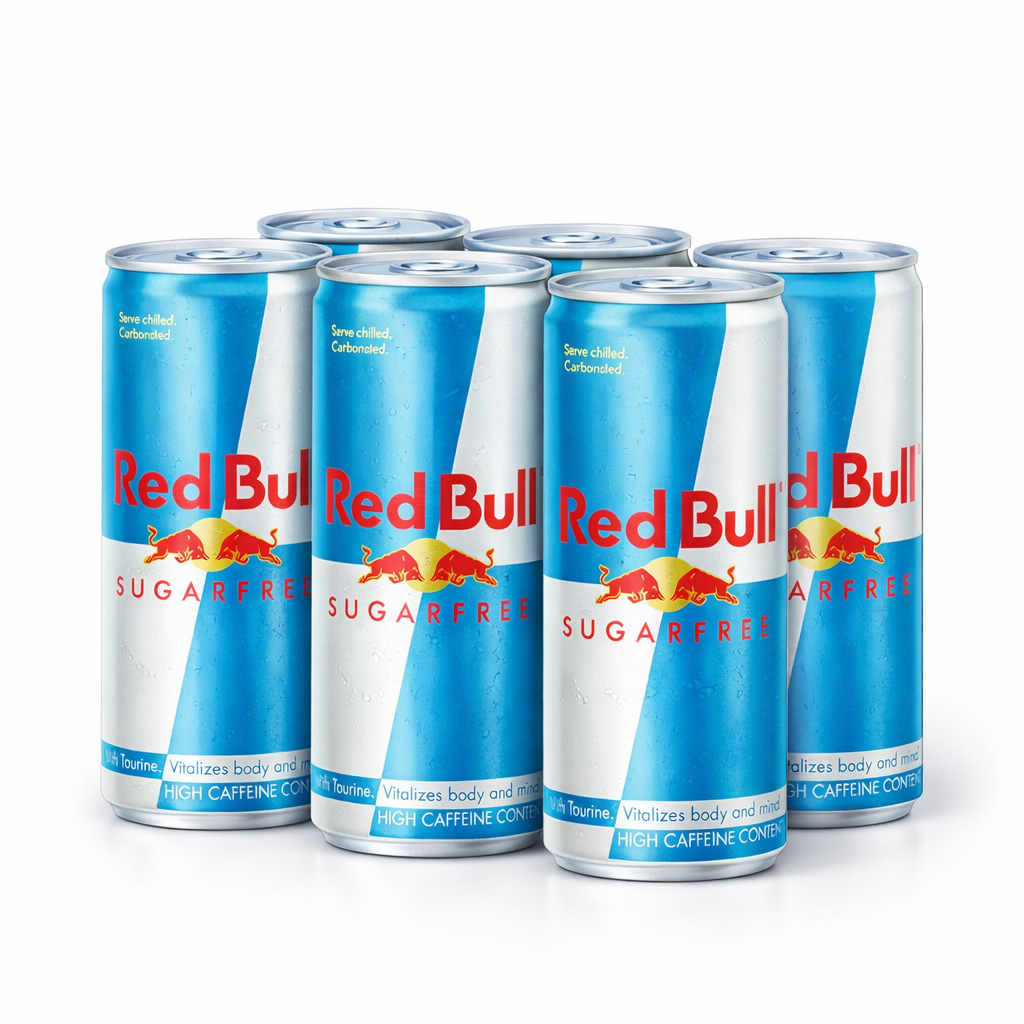 Red Bull Sugar Free Energy Drink 0.25l (pack of 6)