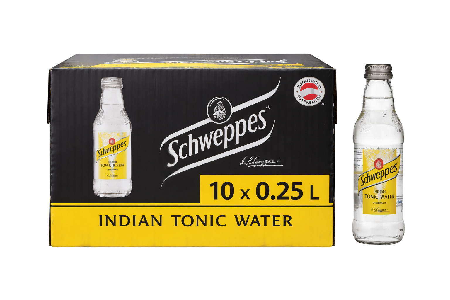 Schweppes Indian Tonic Water 0,2L pack of 10 bottles