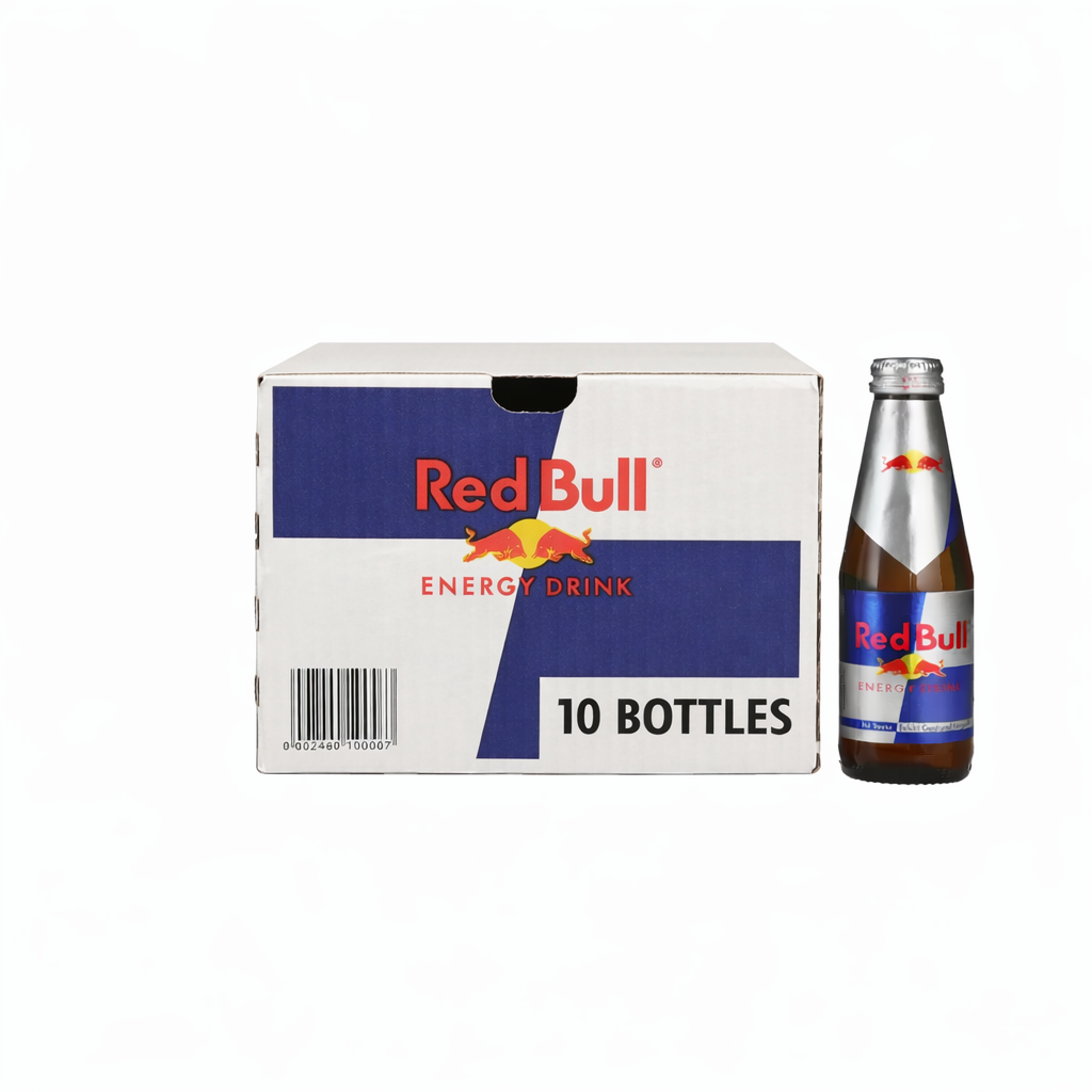 Red Bull Energy Drink Glass bottle 10x0,25l