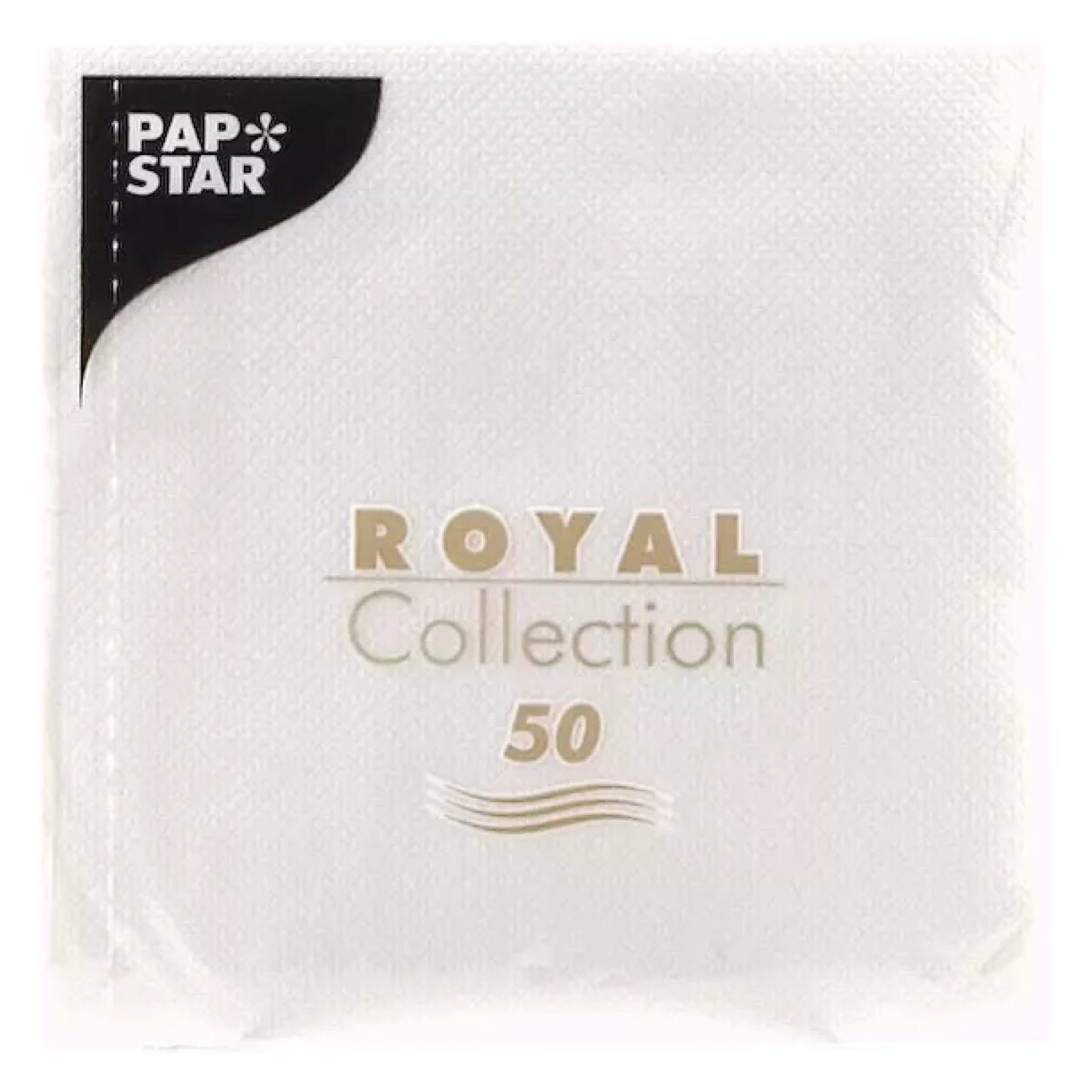 Cocktailservietten weiss 25x25 cm 50 Stueck