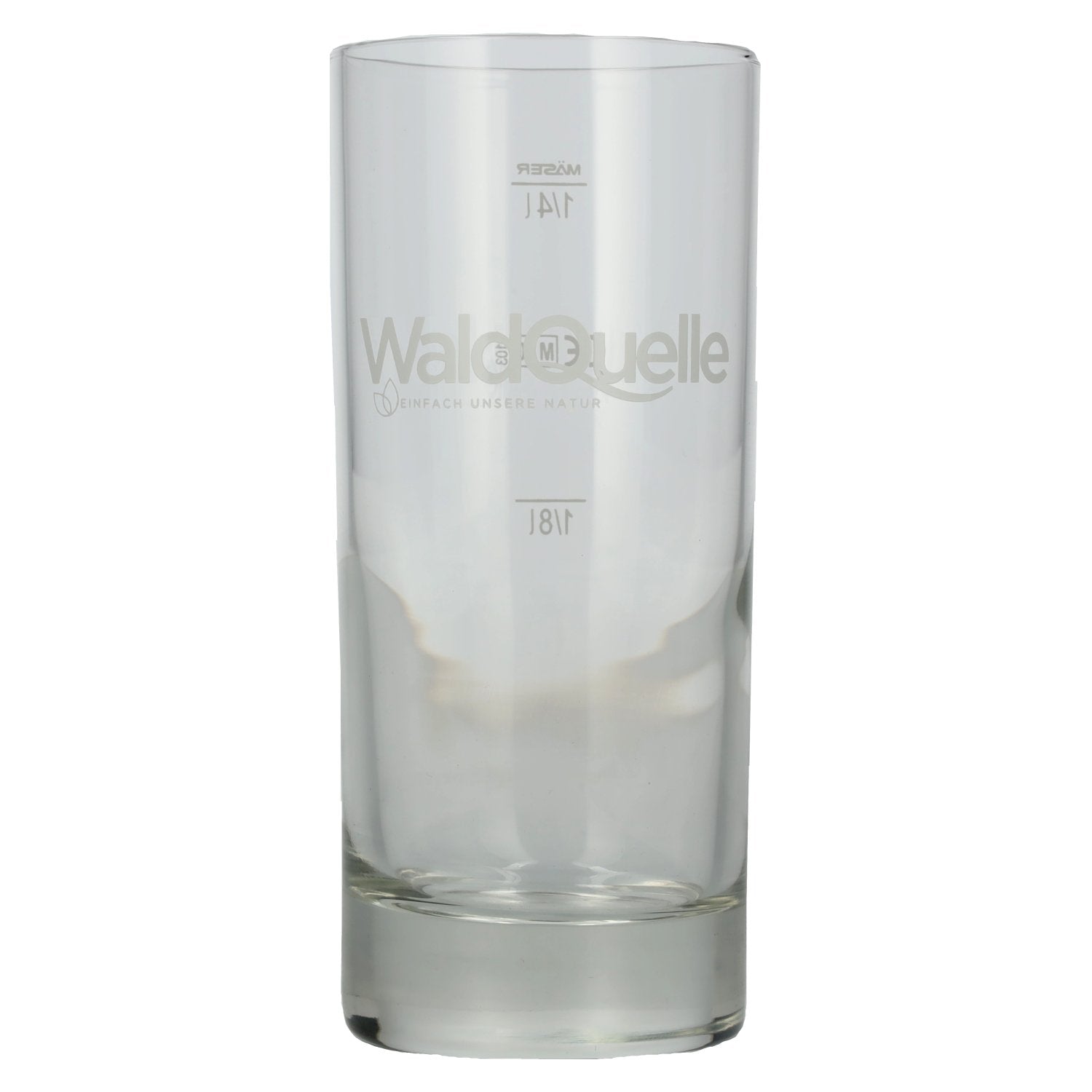 Waldquelle glass 0,25l with calibration [box, 6 pcs]