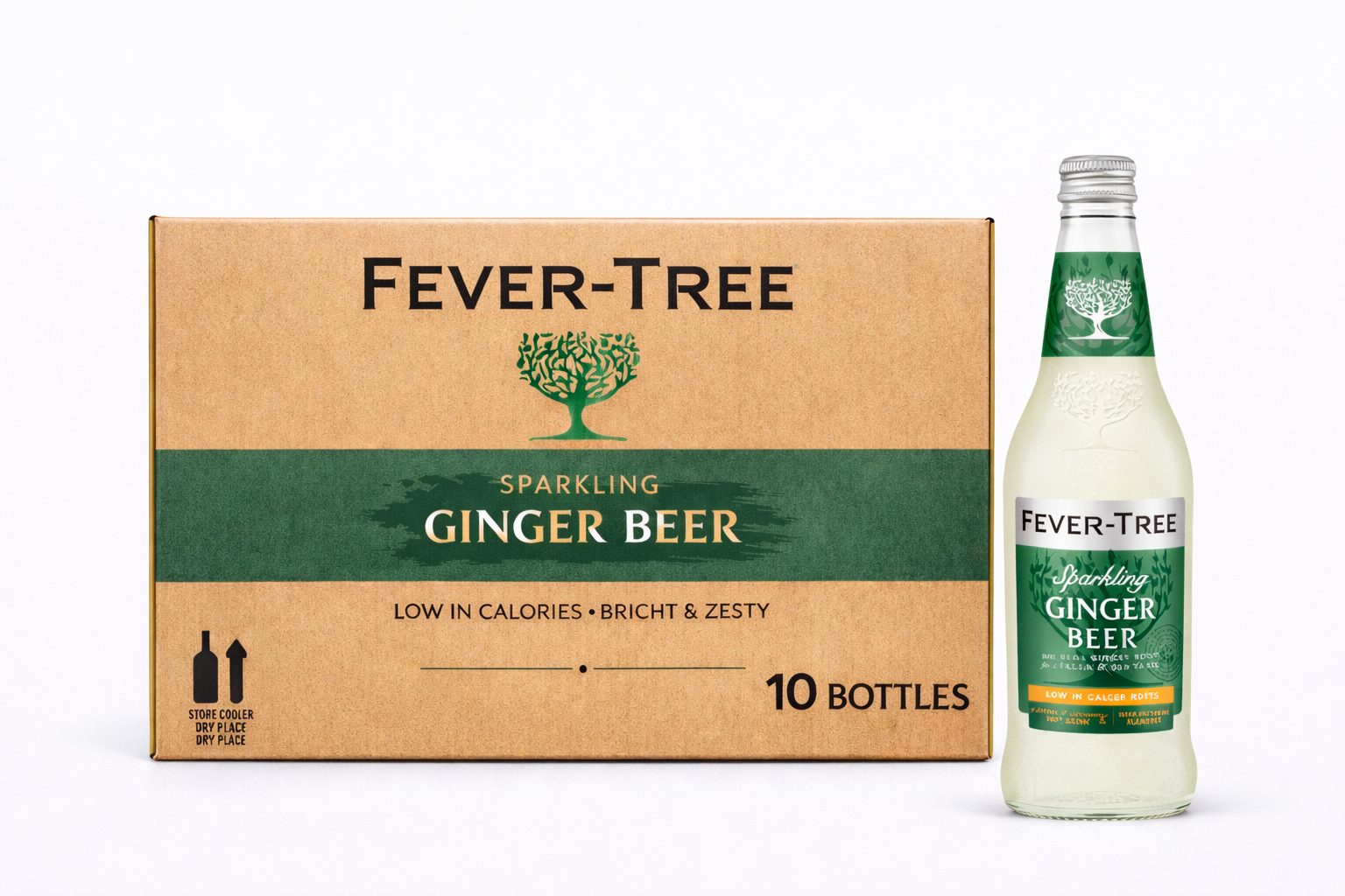 Fever-Tree Premium Ginger Ale 0,5l pack of 10 bottles