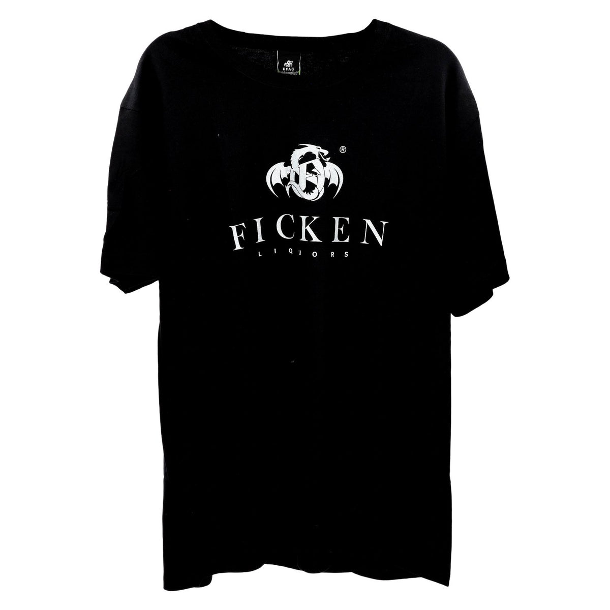 Ficken Liquors T-Shirt Herren Groesse L schwarz