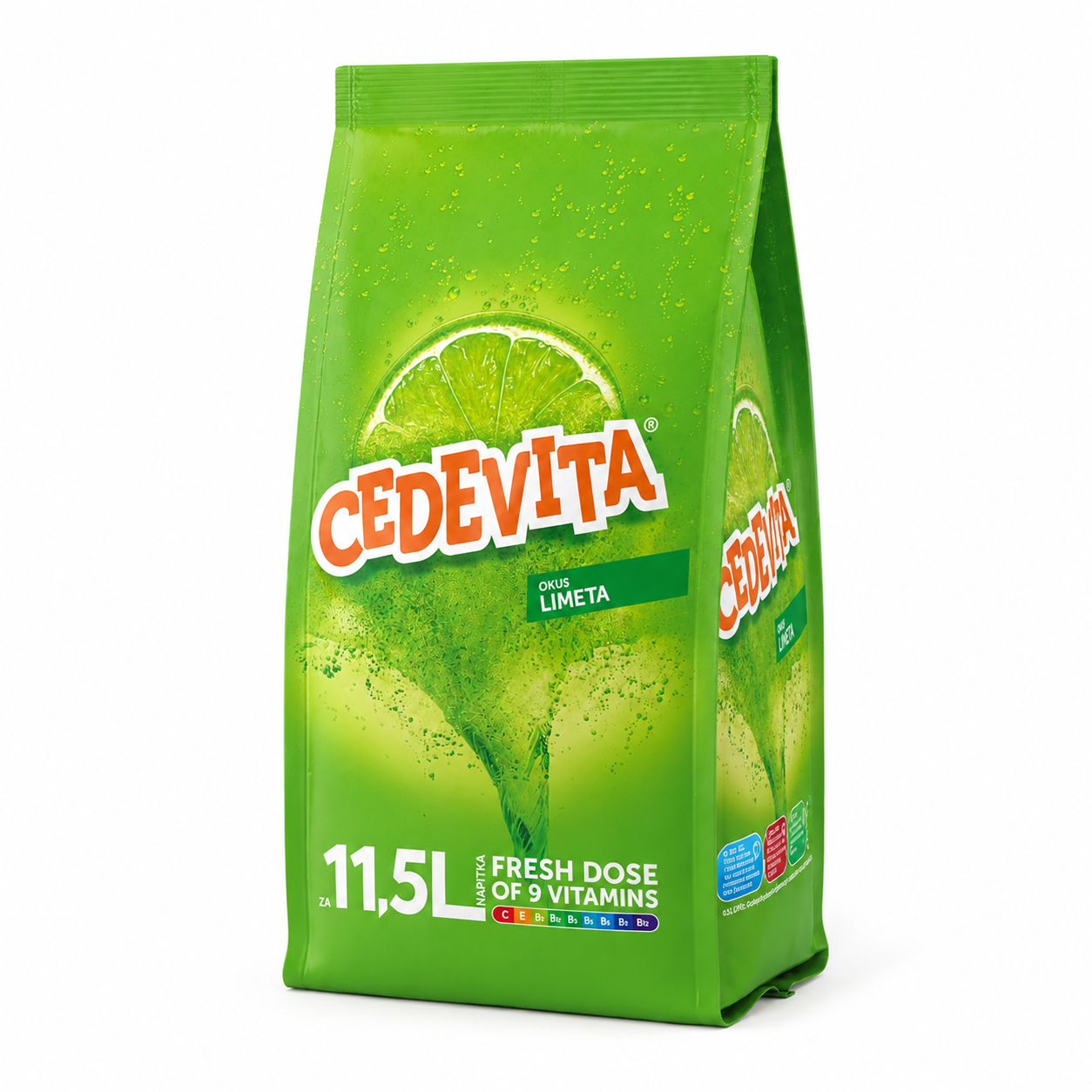 Cedevita powder 900 g lime flavor for 11.5 L of drink