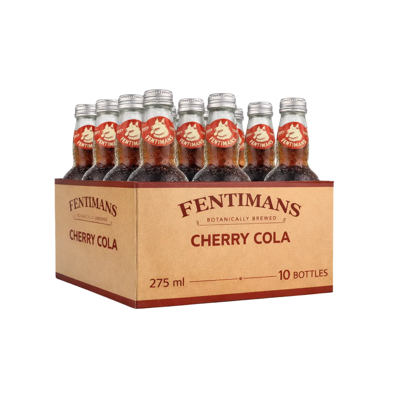 Fentimans Cherry cola 0.0% 0.275l pack of 10 bottles