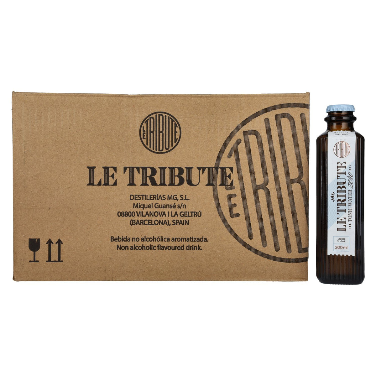 Le Tribute Tonic Water Zero 0,2l pack of 10 bottles