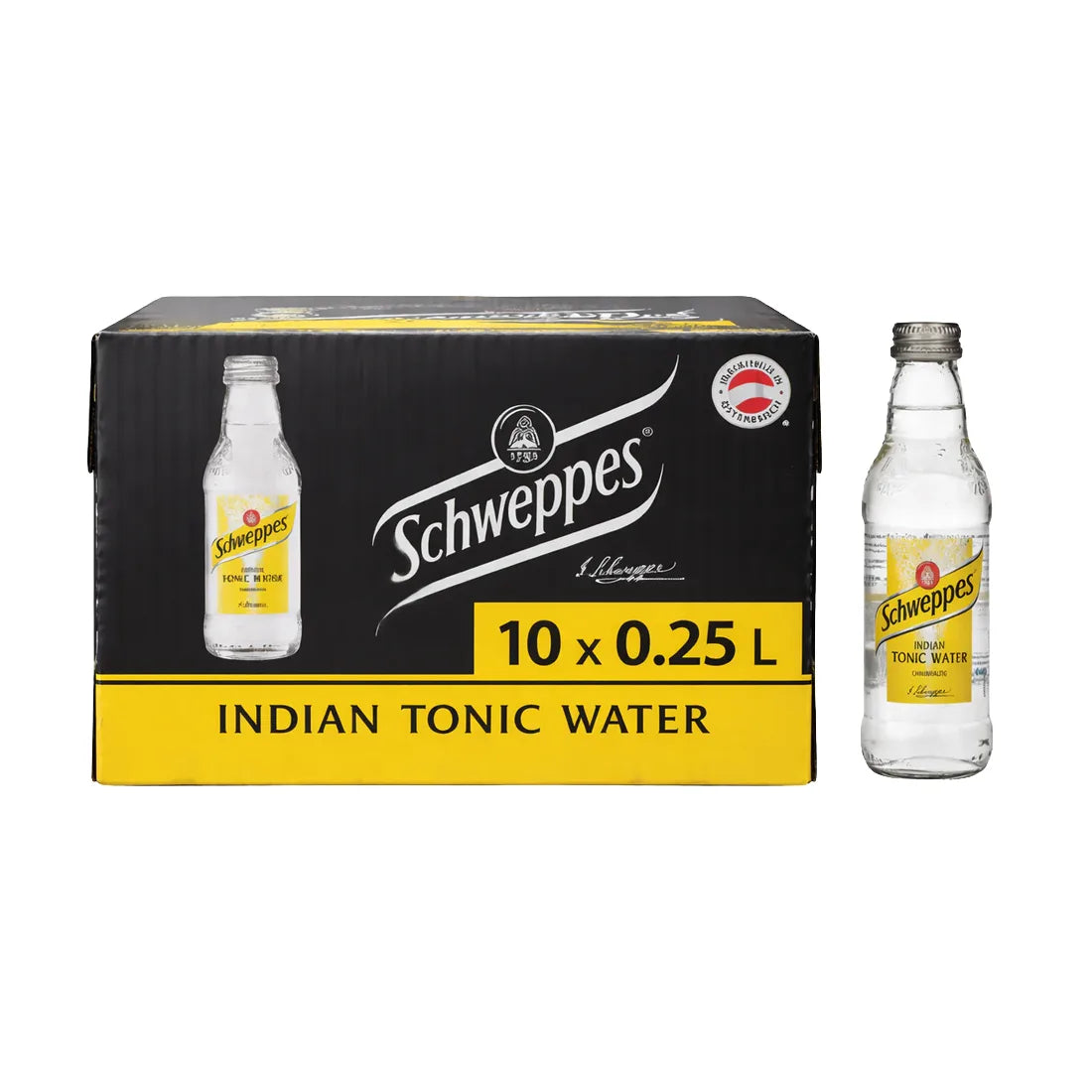 Schweppes Indian Tonic Water 0,25L pack of 10 bottles