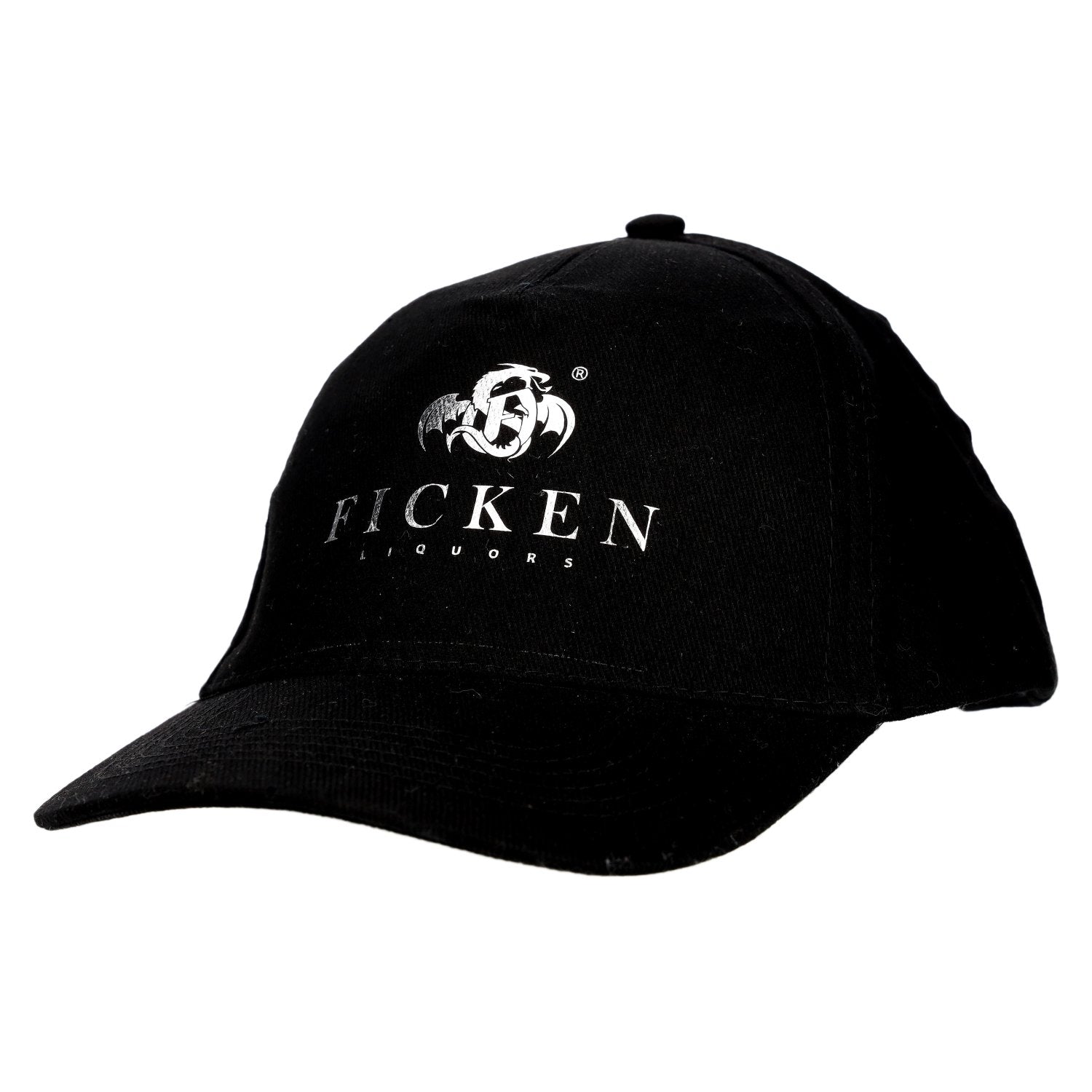 Ficken Liquors Kappe with Silberdruck schwarz