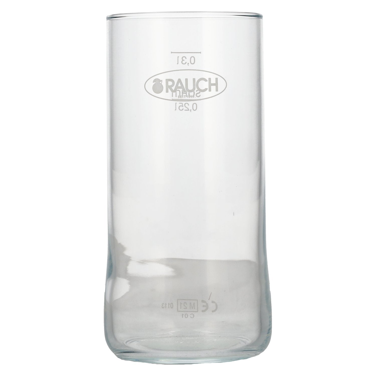 Rauch Fruchtsaft glass with calibration [box, 6 pcs]