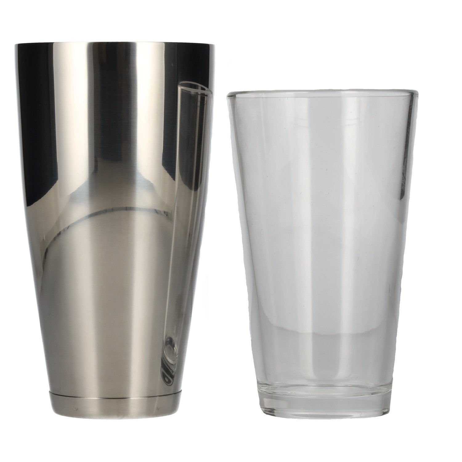 APS Boston Shaker Silber 2-teilig with glass [box, 6 pcs]