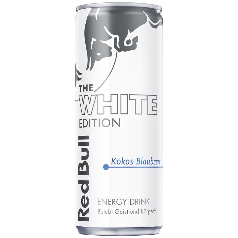 Red Bull White Edition Energy Drink Coconut Blueberry 0.25l (pack of 6)